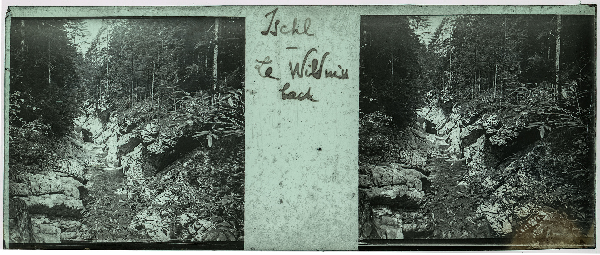 1409_ Autriche-Bad Ischl Wildniss Bach - 1902 - "Ischl - Le Wildniss bach"