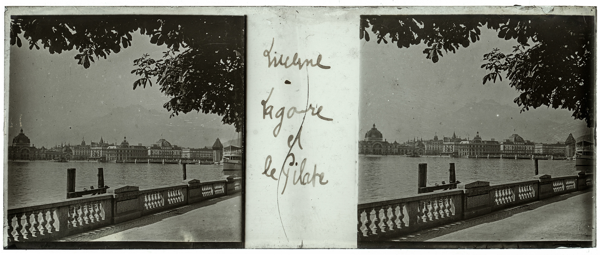 2106_ Suisse-Lucerne - "Lucerne - La gare et le Pilate"