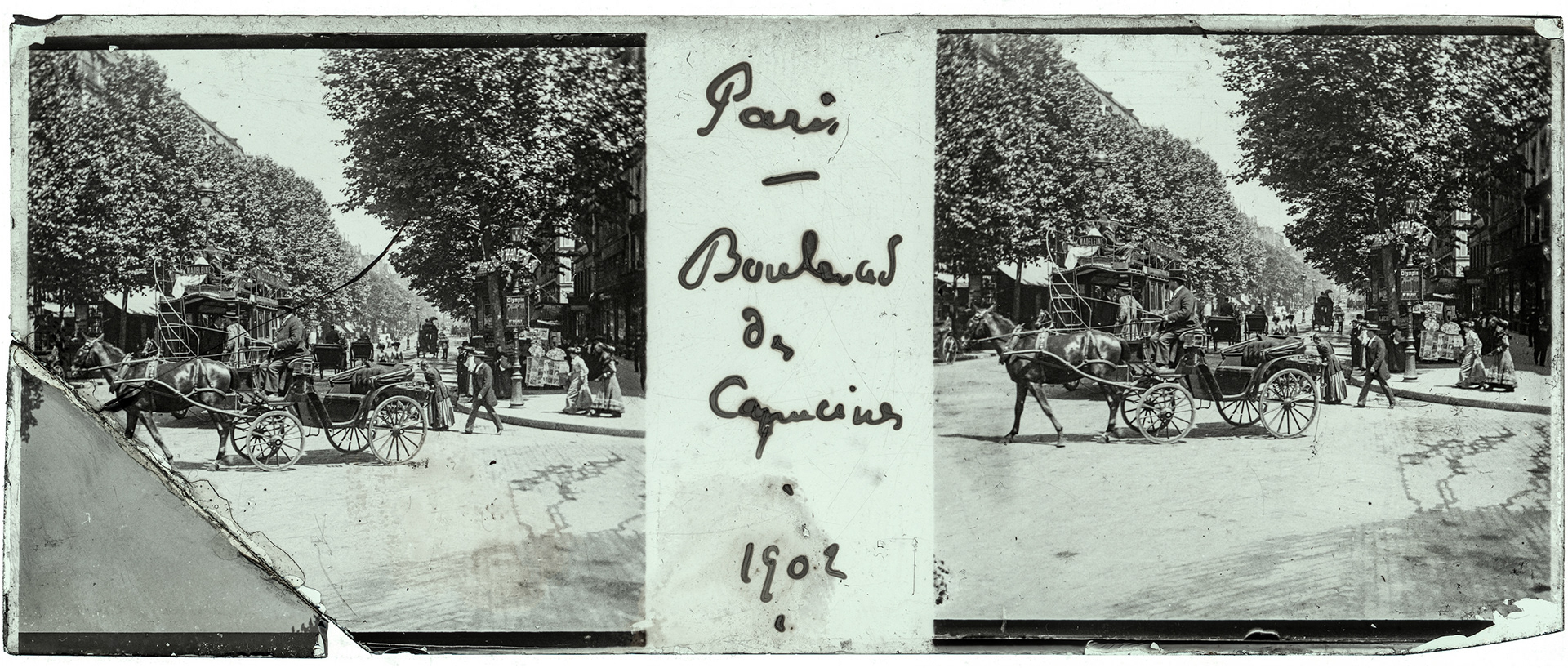 2109_ France-Paris boulevard des Capucines - 1902 - "Paris - Boulevard des Capucines - 1902"
