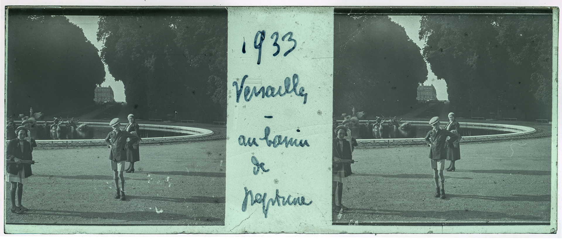 0953_ France-Versailles-Bassin de Neptune - 1933 - "1933 Versailles - au bassin de Neptune"
