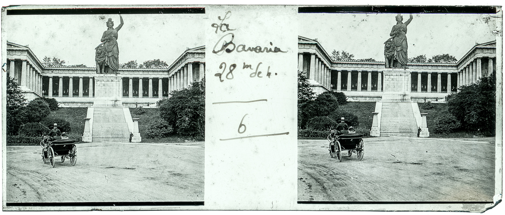 1334_ Allemagne-Muniche Bavaria - 1902 - "La Bavaria 28 mètre de haut - 6"