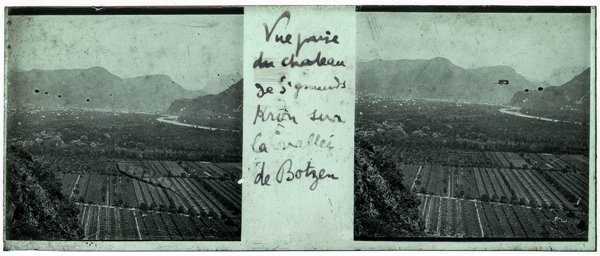 1399_ Italie-Bolzano Castle Sigmundskron - 1902 - "Vue prise du chateau de Sigmundskron sur la vallée de Botzen"