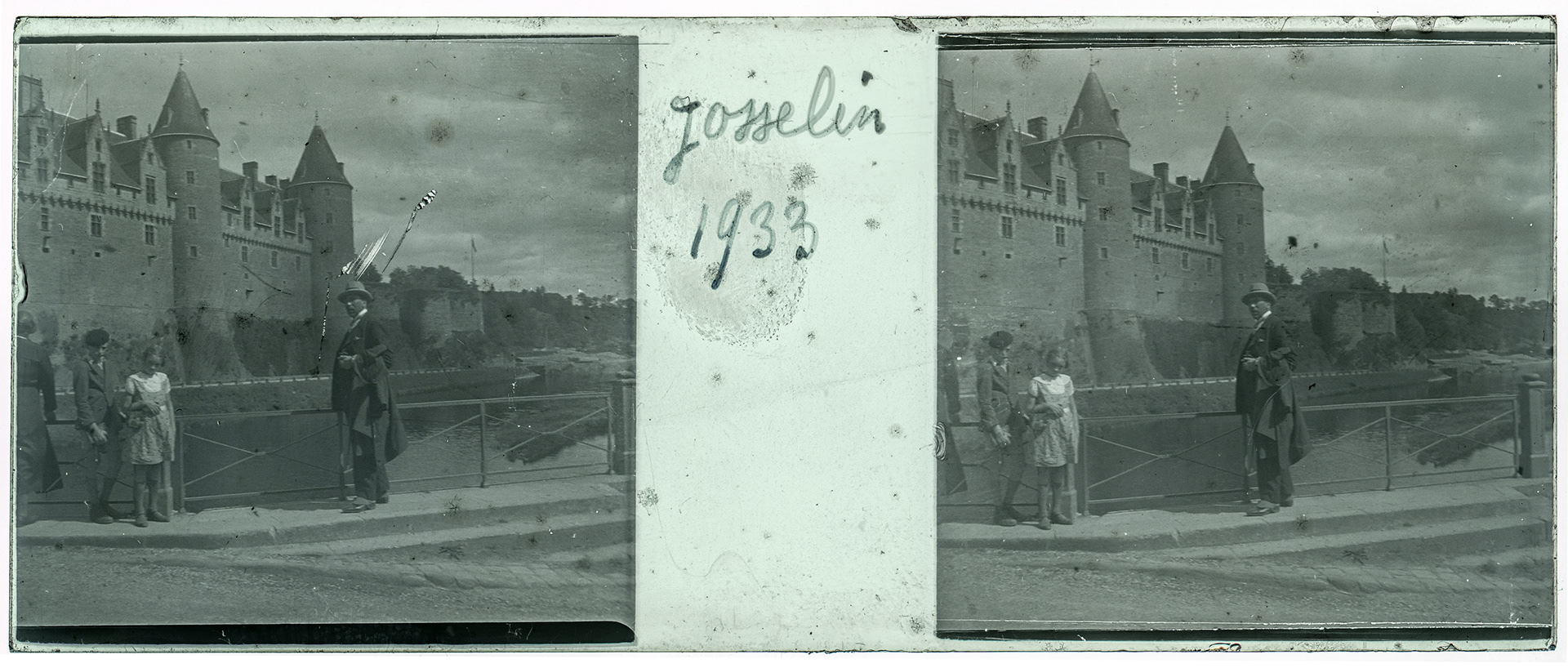 1119_ France-Josselin pont de Sainte Croix - 1933 - "Josselin 1933"