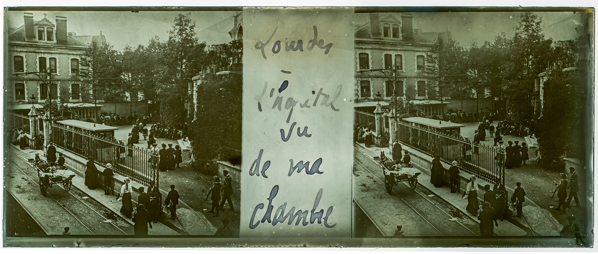 0736_ France-Lourdes - 1909 - "Lourdes - L'hopital vu de ma chambre"