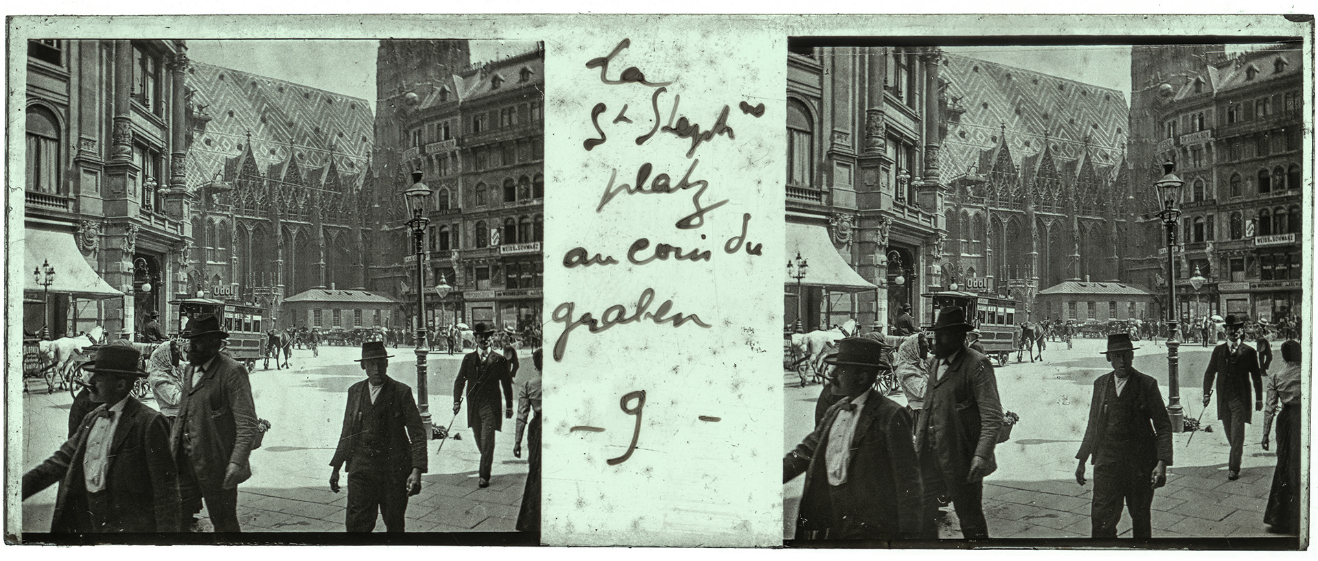 2134_ Autriche-Vienne Stephansplatz - 1902 - "La Saint Stephans platz au coin du Graben - 9"