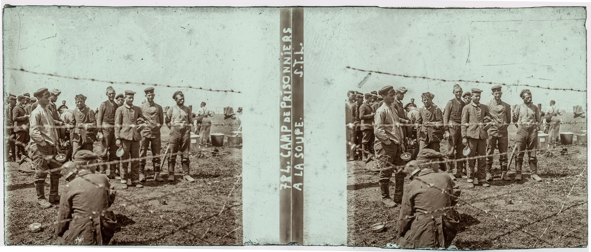 1316_ "784 Camp de prisonniers à la soupe S.T.L"