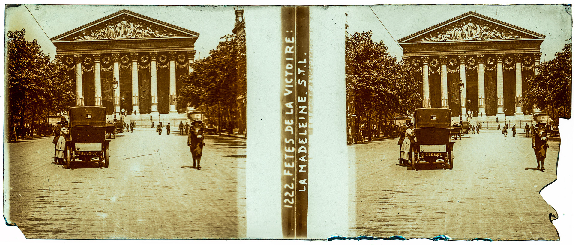 0107_ France-Paris - 14 juillet 1919 - "1222 Fêtes de la victoire : La madeleine STL"