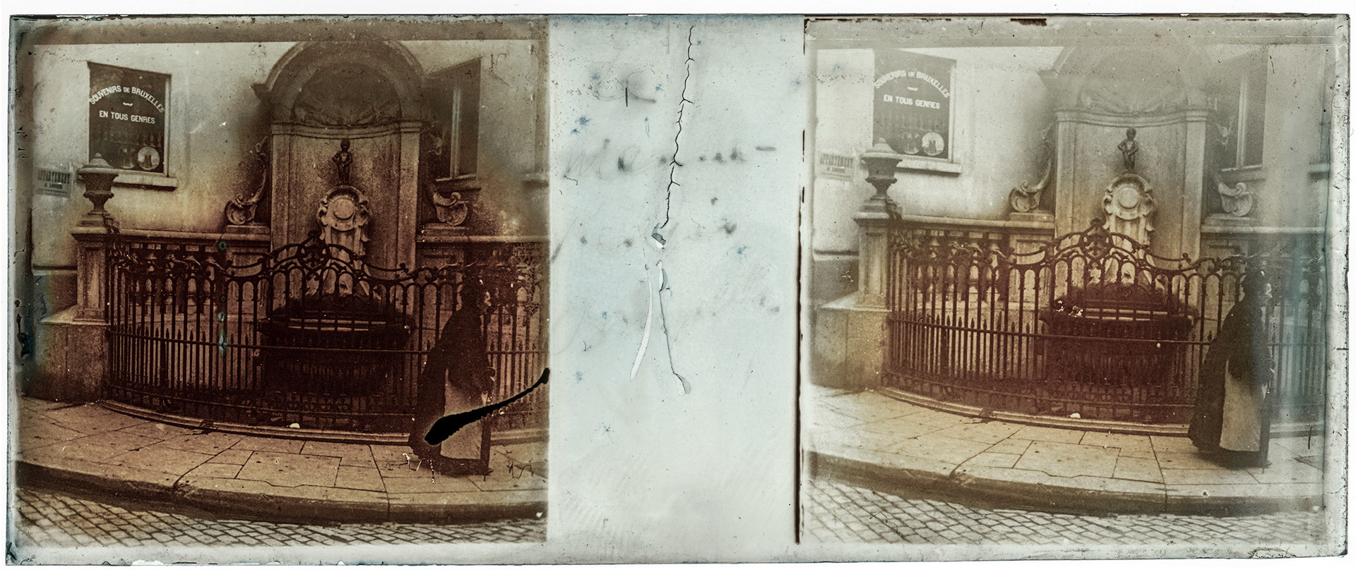 0803_ Belgique-Bruxelles 55 rue de l'étuve - 1909 - "Le Manneken-pis Bruxelles"