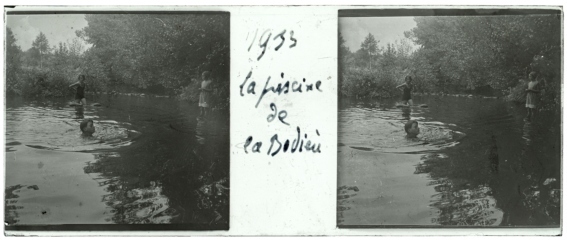 1934_ France-Val-du-Layon La bodière - 1933 - "1933 La piscine de la Bodière"