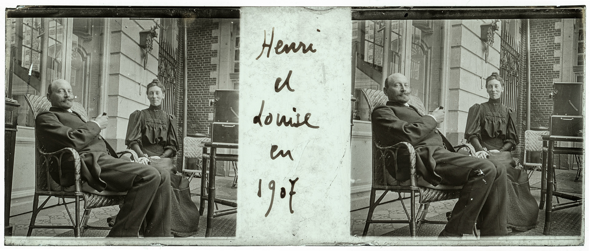 2098_ France-Lille-Esquermes - 1907 - "Henri et Louise en 1907"