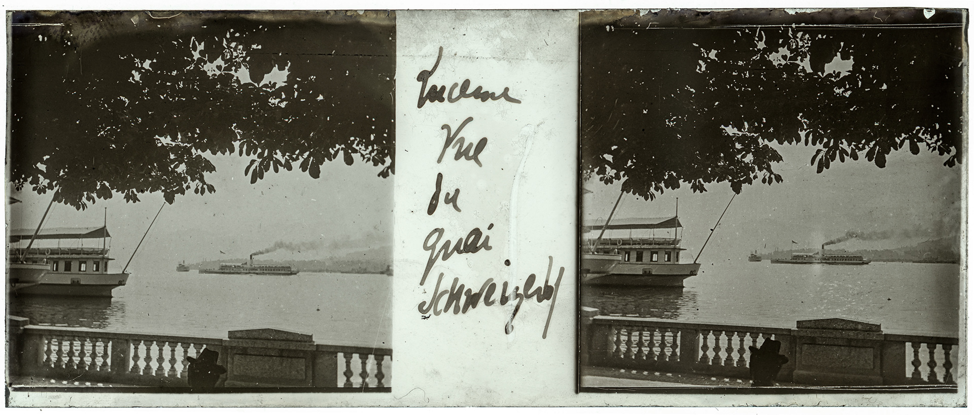 2107_ Suisse-Lucerne Schweizerhof - "Lucerne vue du quai Schweizerhof"