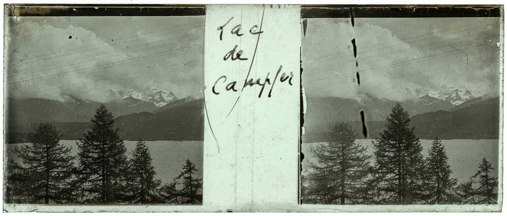 1743_ Suisse-Silvaplana - "Lac de Campfer"