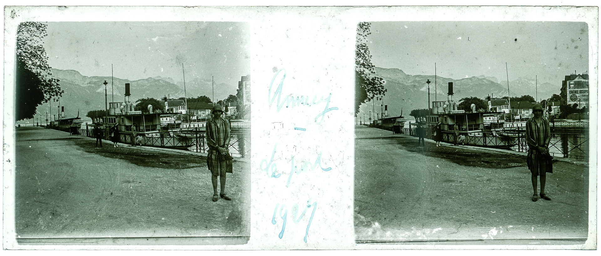 0818_ France-Annecy port - 1927 - "Annecy - Le port - 1929"