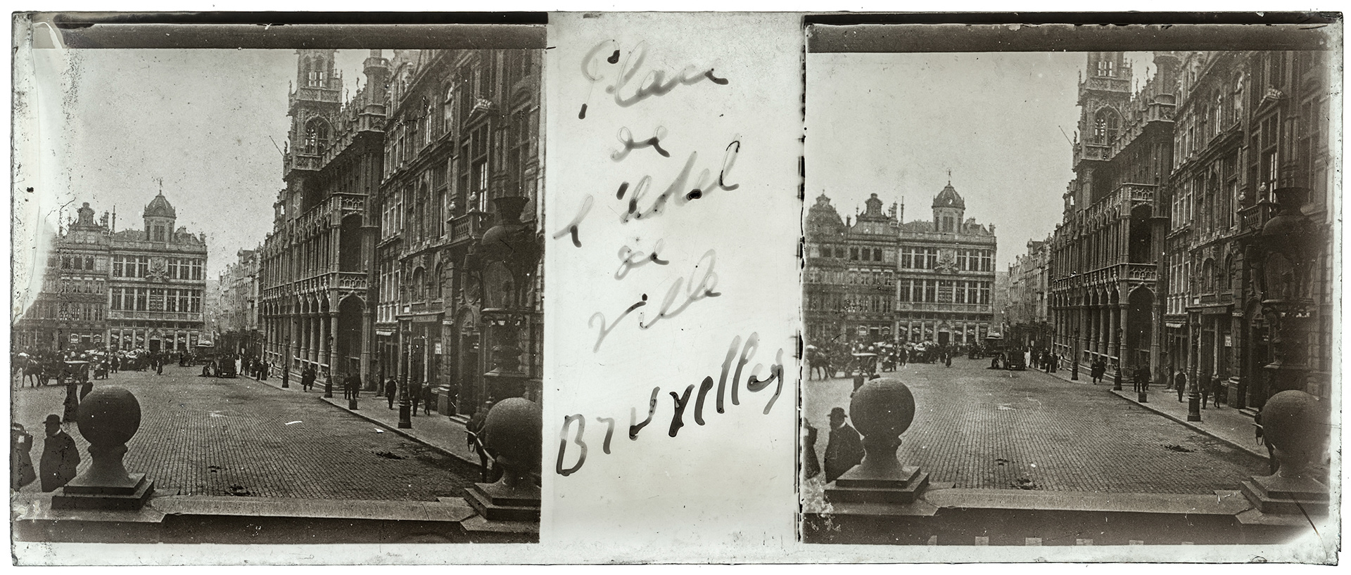 2122_ Belgique-Bruxelles Grand-Place - "Place de l'Hotel de Ville - Bruxelles"