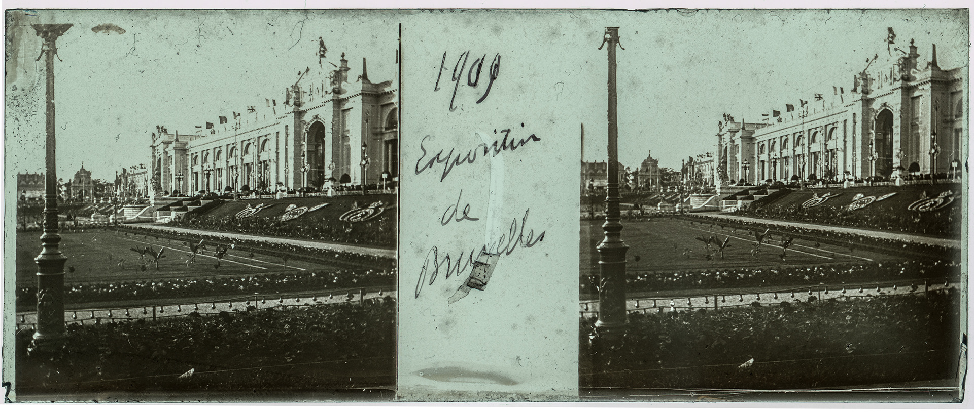 0935_ Belgique-Bruxelles Le grand Palais - 1909 - "1909 Exposition de Bruxelles"