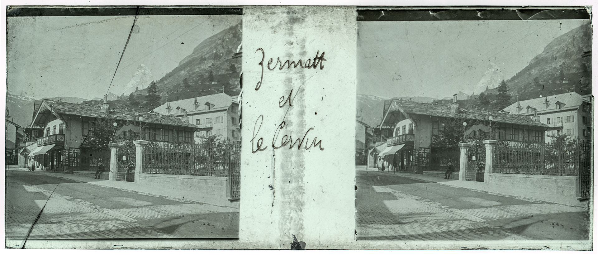 1074_ Suisse-Zermatt - "Zermatt et le Cervin"