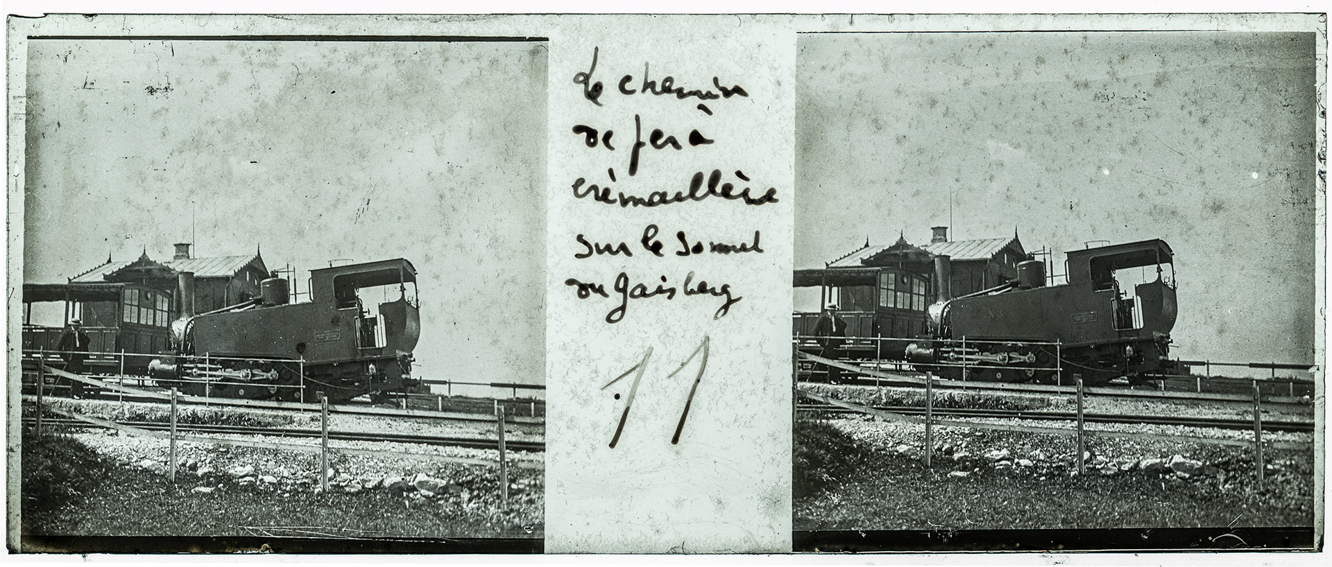 0261_ Autriche-Salzburg Gaisberg - 1902 - "Le chemin de fer à crémaillère sur le sommet du gaisberg - 11"