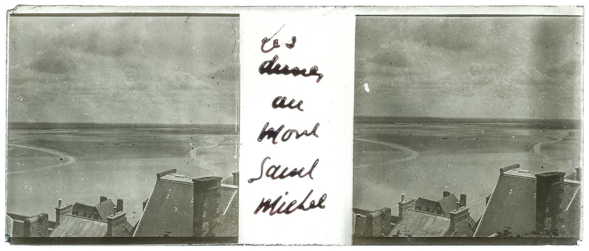 1231_ France-Mont-Saint-Michel - 1933 - "Les dunes au Mont Saint Michel"