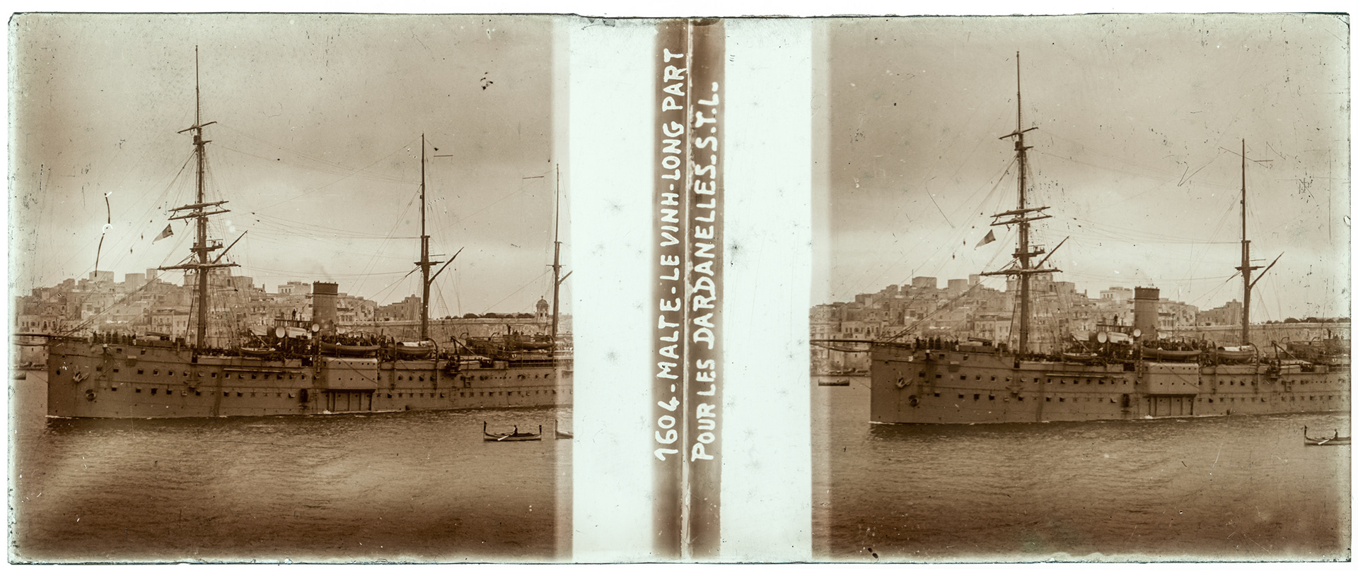 1306_ Malte-La Valette - "1604 - Malte - Le Winh-long part pour les Dardanelles S.T.L"