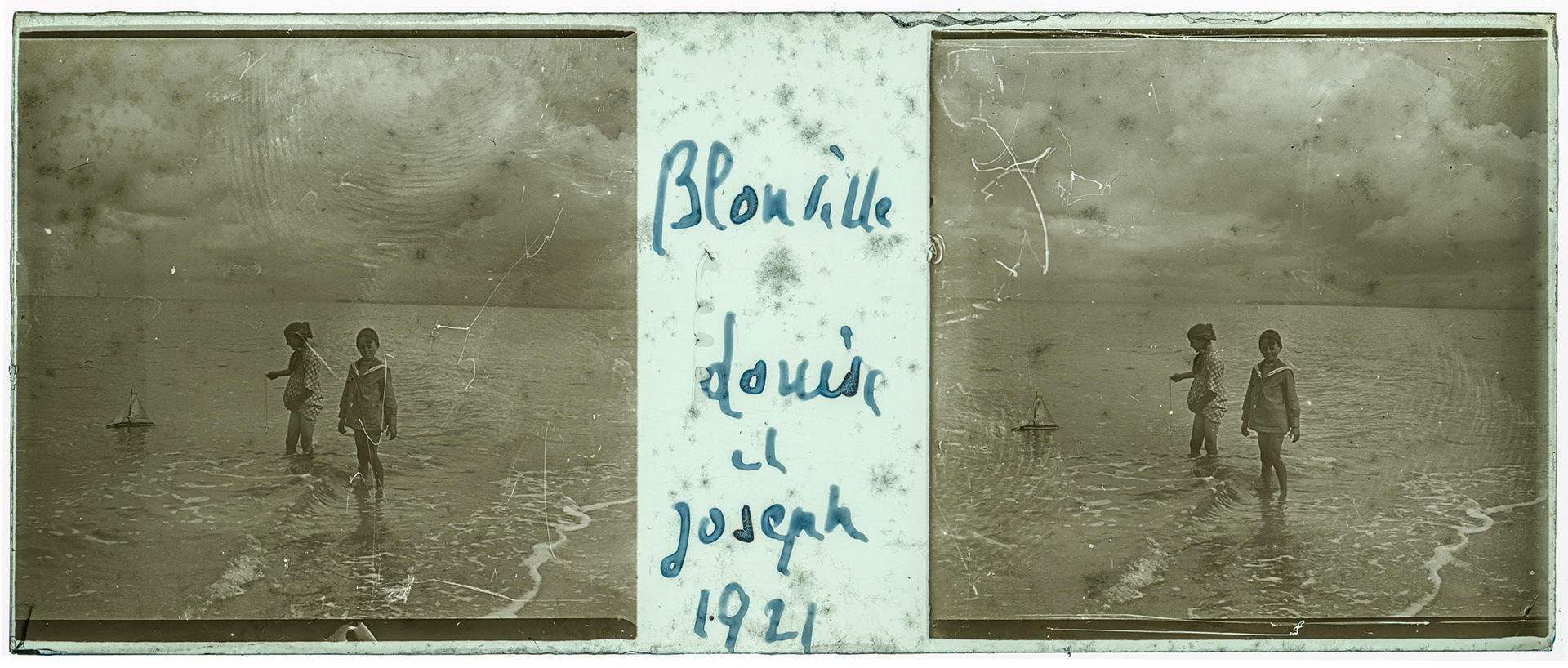 0761_ France-Blonville-sur-Mer - 1921 - "Blonville Louise et Joseph 1921"