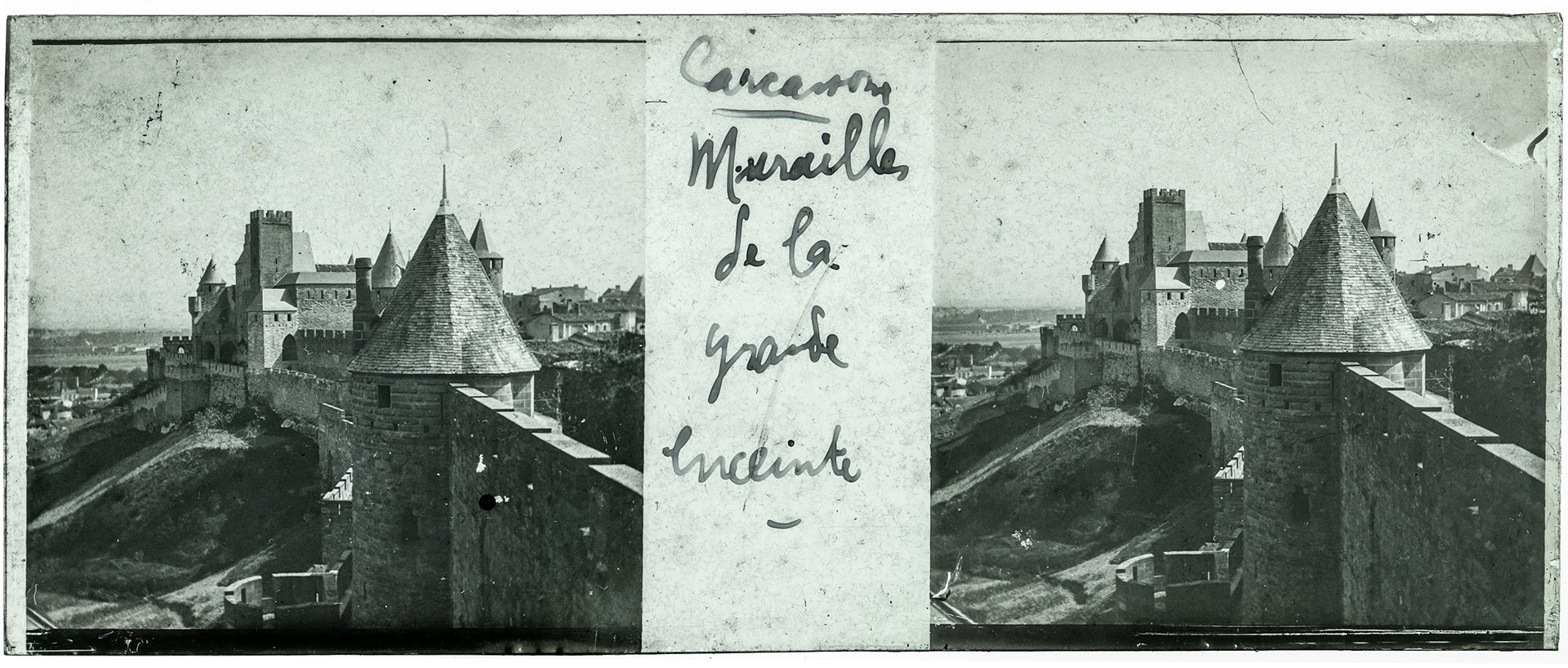 1389_ France-Carcassonne - "Carcassonne - Murailles de la grande enceinte"