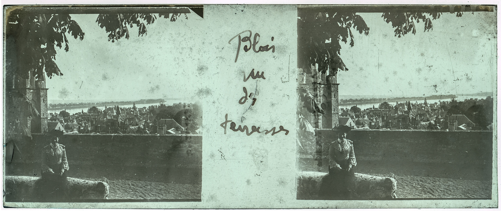 0817_ France-Blois chateau Royal de Blois - "Blois vu des terrasses"