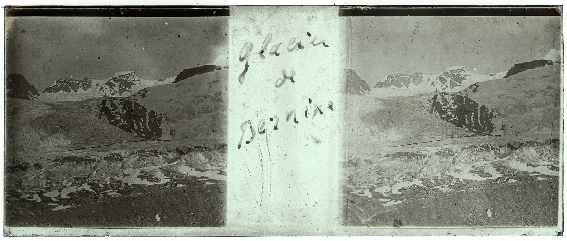 1815_ Suisse-Bernina Glacier Morteratsch - "Glacier de Bernina"