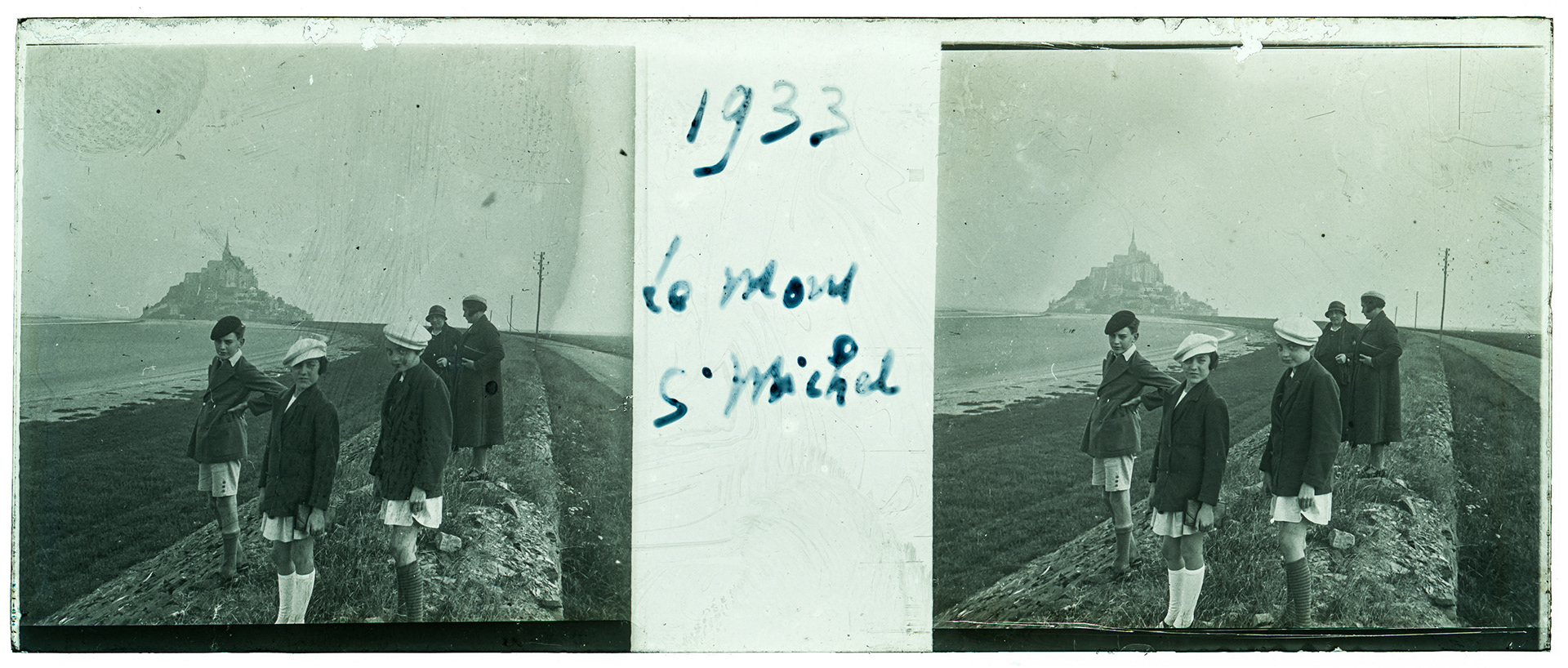 0074_ France-Mont Saint-Michel - 1933 - "1933 Le mont st-michel"