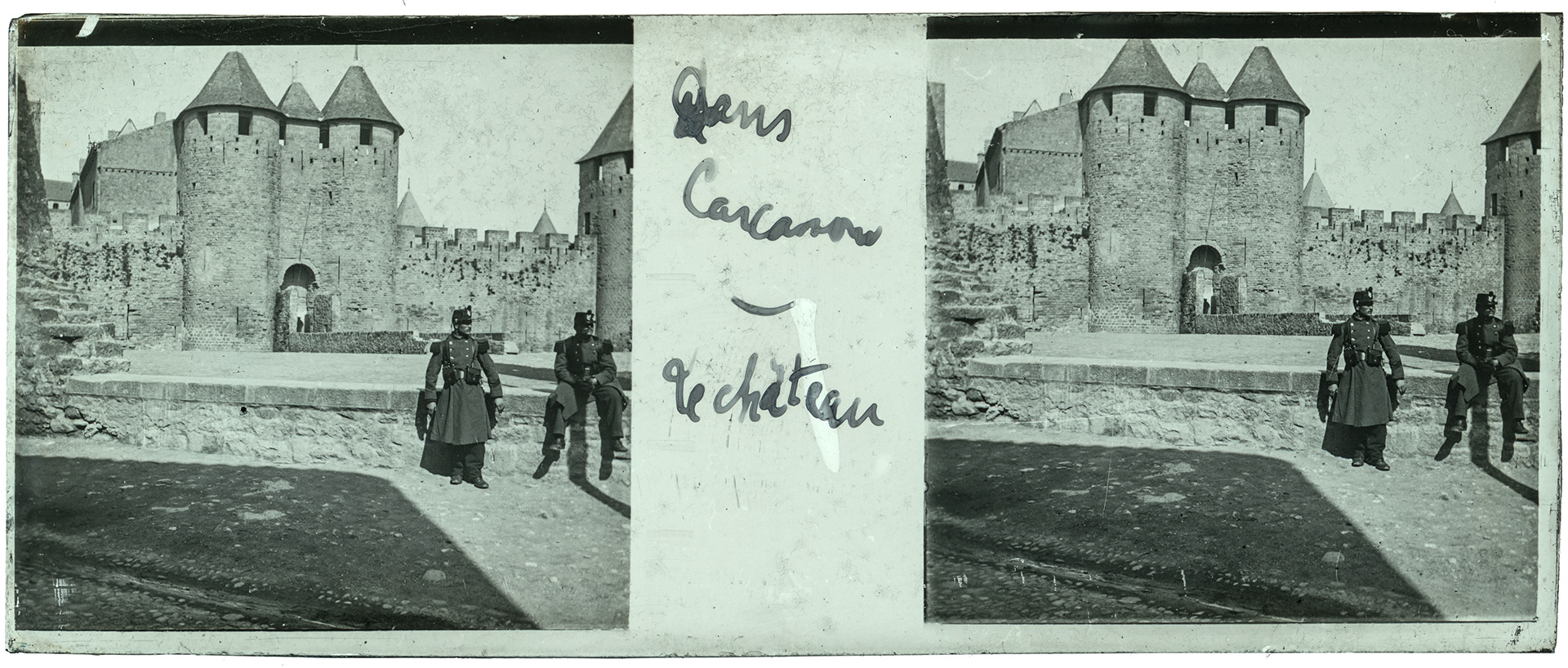 1204_ France-Carcassone cité de Carcassonne - "Dans Carcassonne - Le Chateau"