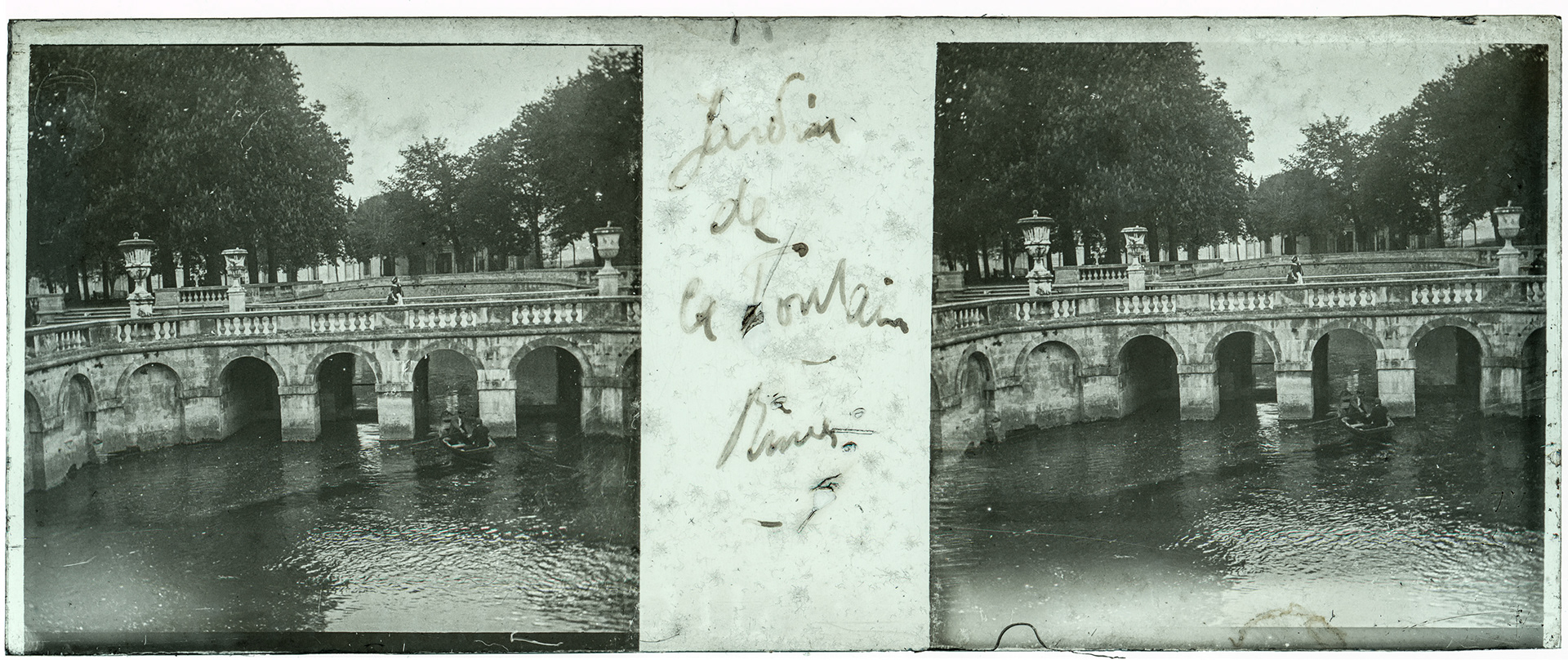 1270_ France-Nîmes jardin de la Fontaine - "Jardin de la Fontaine - Nimes"