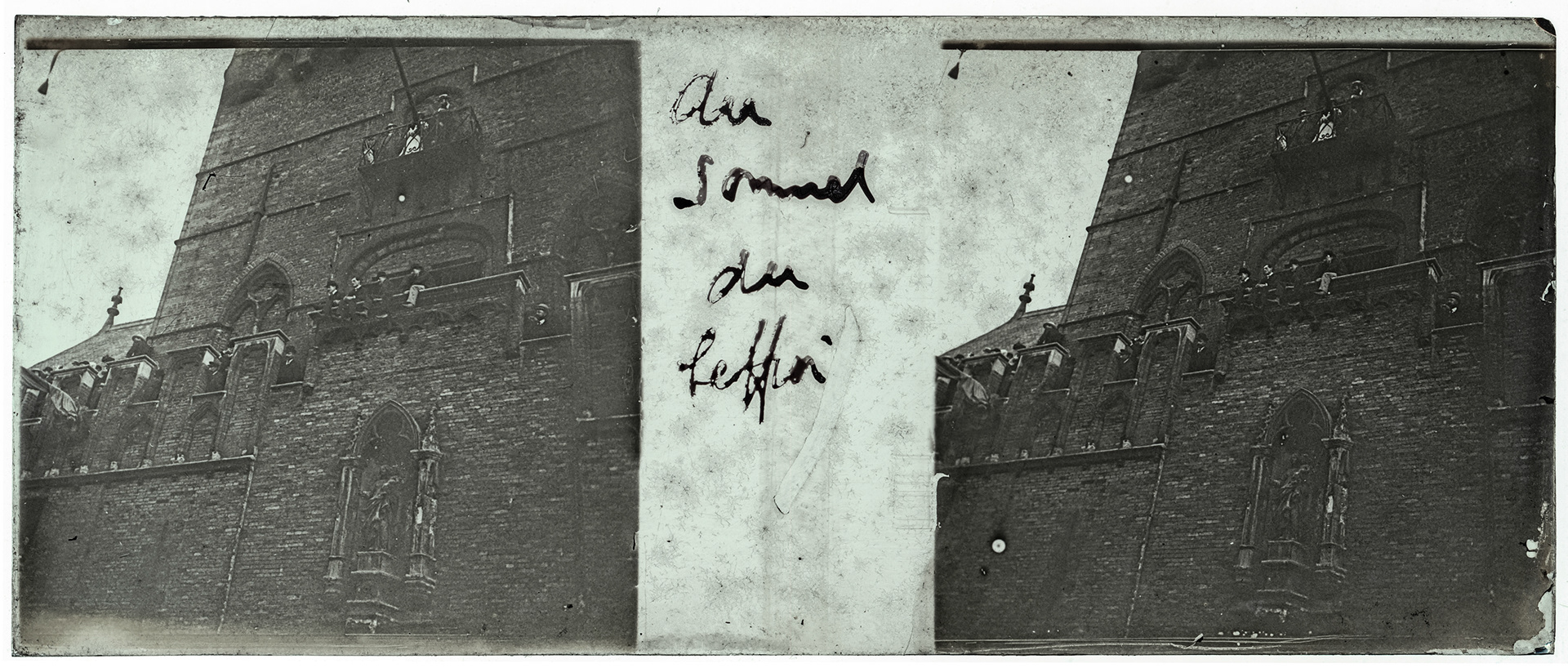 1859_ Belgique-Bruges beffroi - "Au sommet du beffroi"