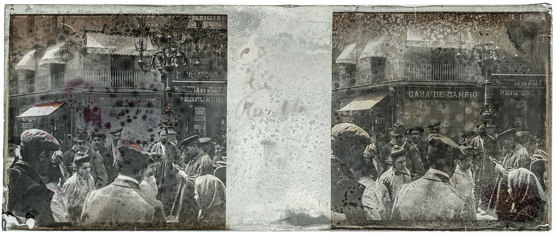 0813_ Espagne-Barcelone les ramblas - "Sur la rambla"