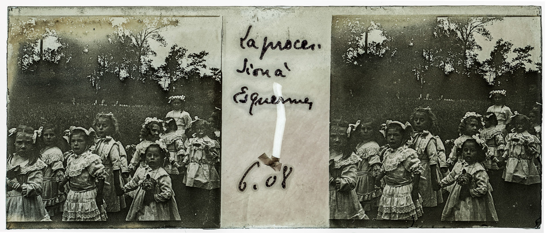 0060_ France-Lille-Esquermes - juin 1908 - "La procession à esquermes 6.08"