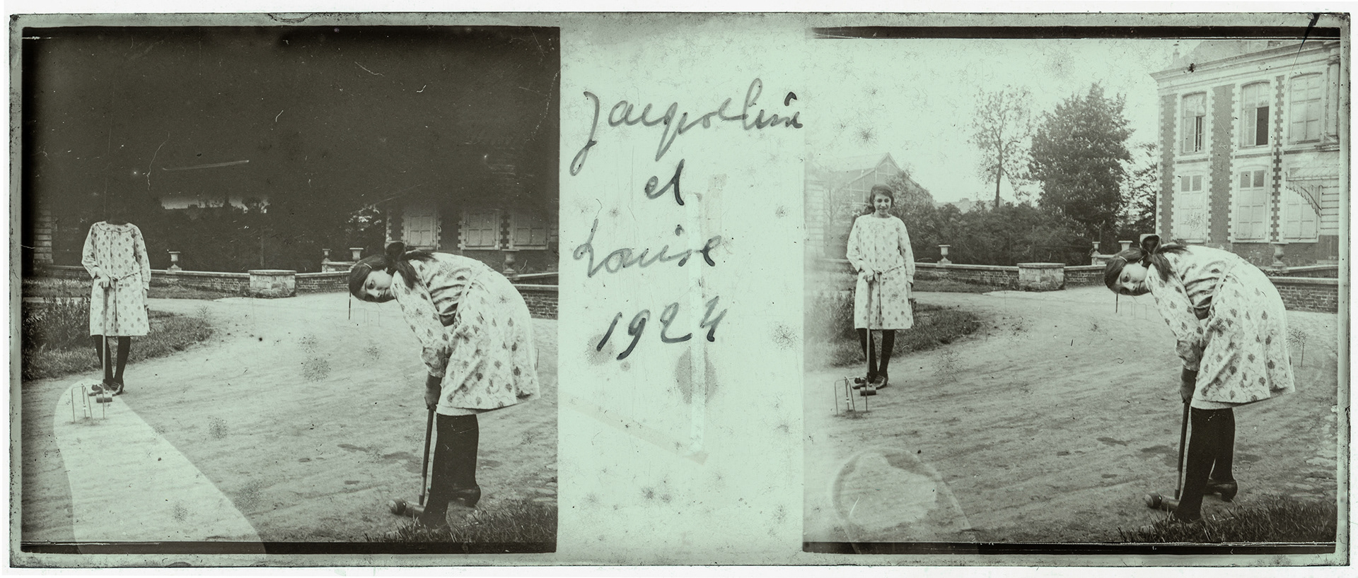 2091_ France-Lille-Esquermes - 1924 - "Jacqueline et Louise 1924"