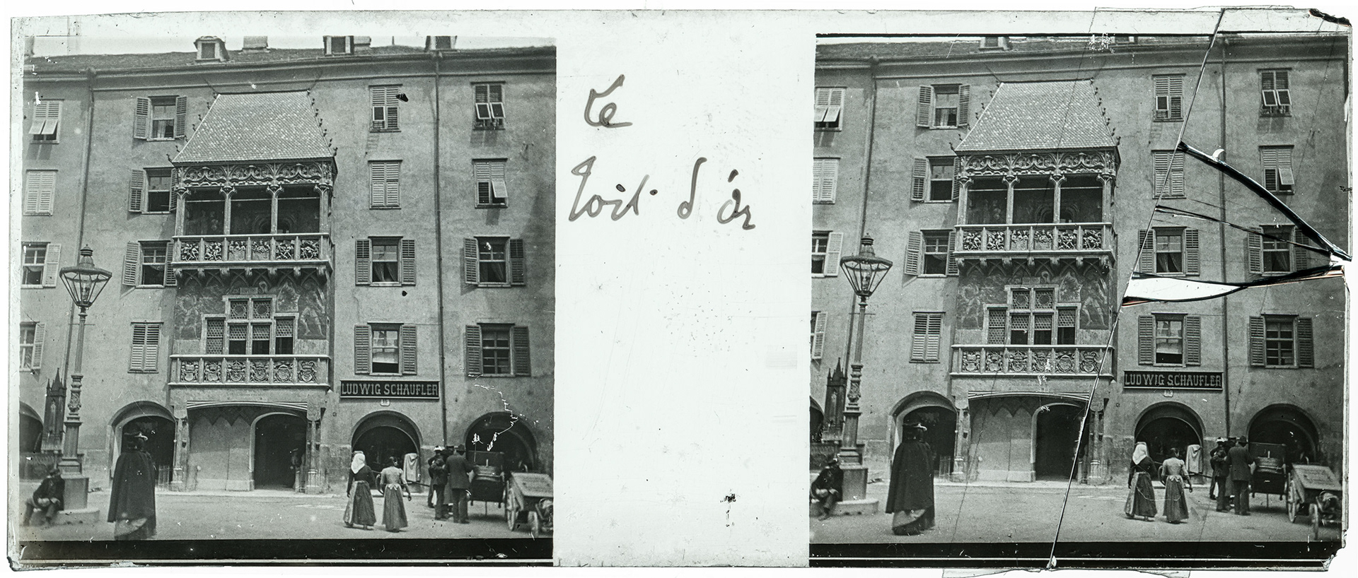 1216_ Autriche-Innsbruck goldenes Dachl - 1902 - "Le toit d'or"