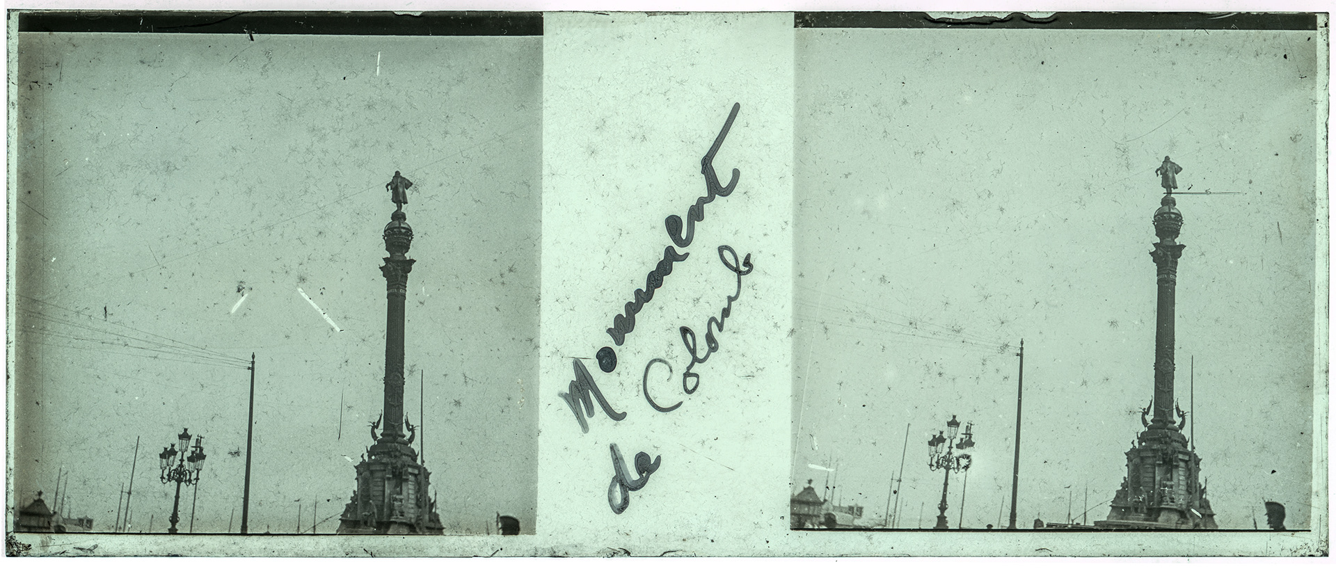 0874_ Espagne-Barcelone Monument à Colomb - "Monument de Colomb"