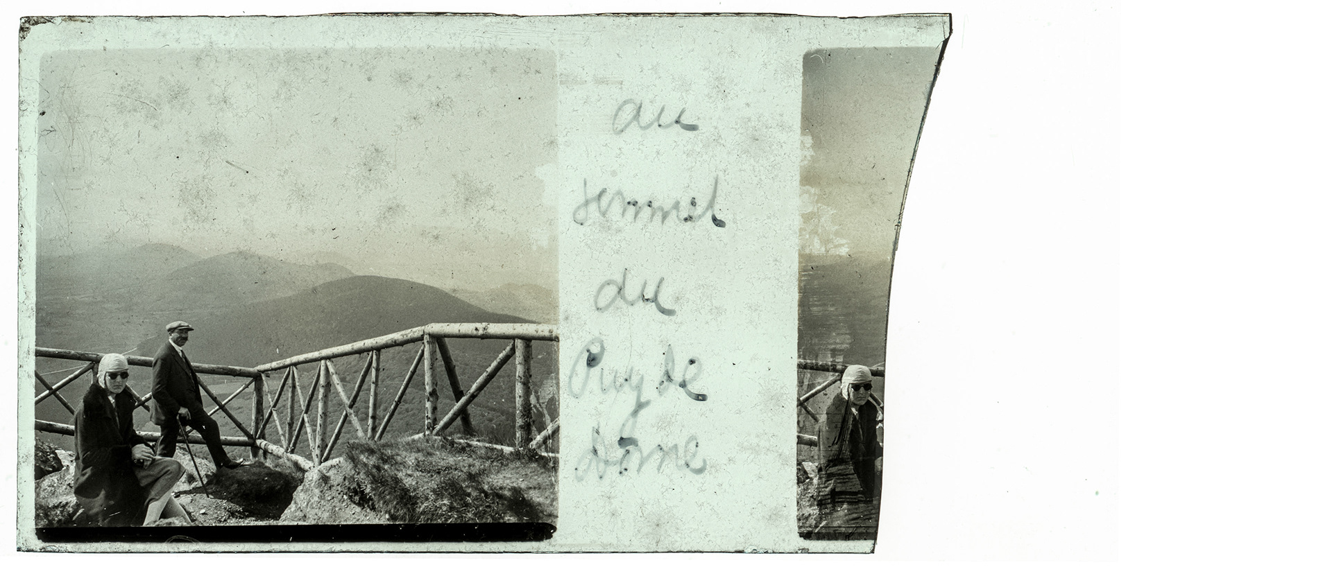 1600_ France-Orcines-Sommet Puyde Dome - 1928 - "Au sommet du Puy de Dôme"