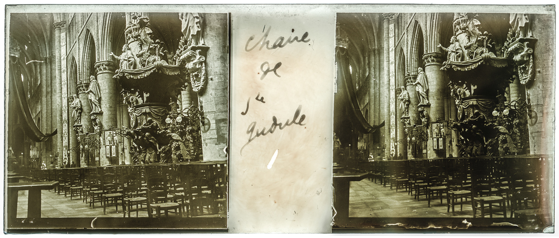 0806_ Belgique-Bruxelles - 1909 - "Chaire de Ste Gudule"