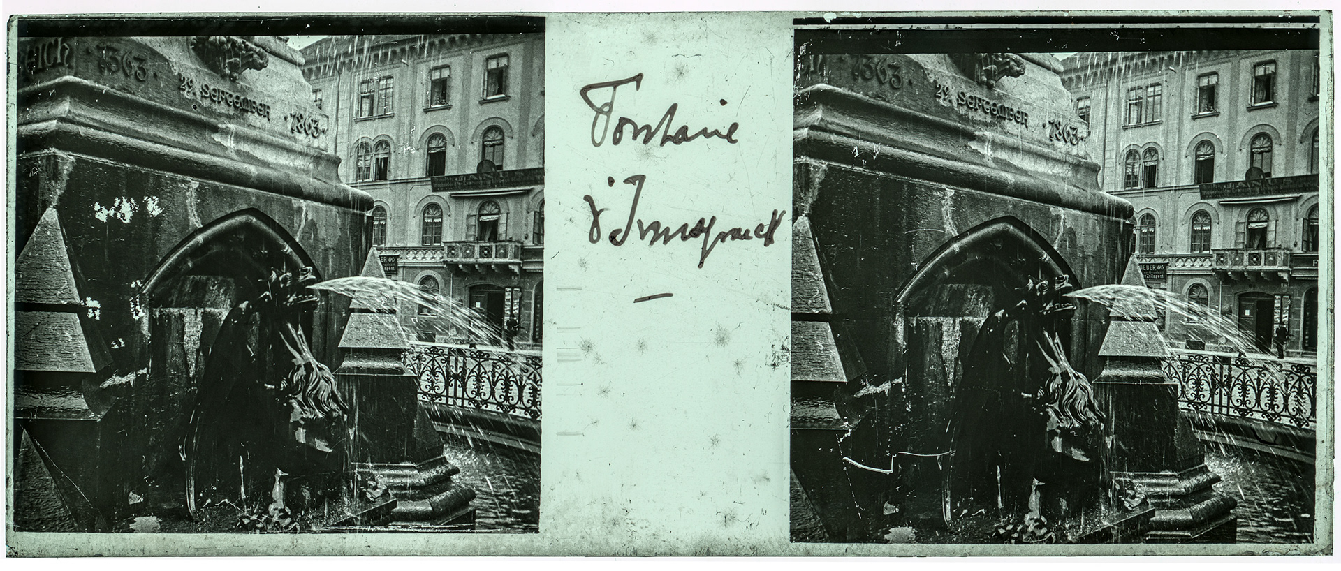 0842_ Autriche-Innsbruck Rudolf fontaine - 1902 - "Fontaine d' Innsbruck"