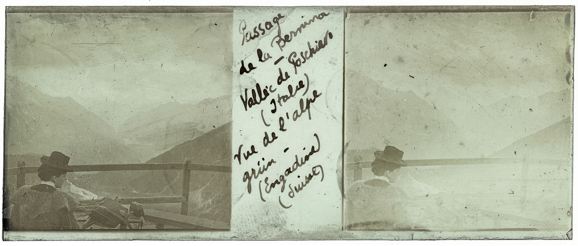 1744_ Suisse-Poschiavo Ospizio Bernina - 1902 - "Passage de la Bernina - Vallée de Poschiavo (Italie) Vue de l'alpe grün - (Engadine) (Suisse)"