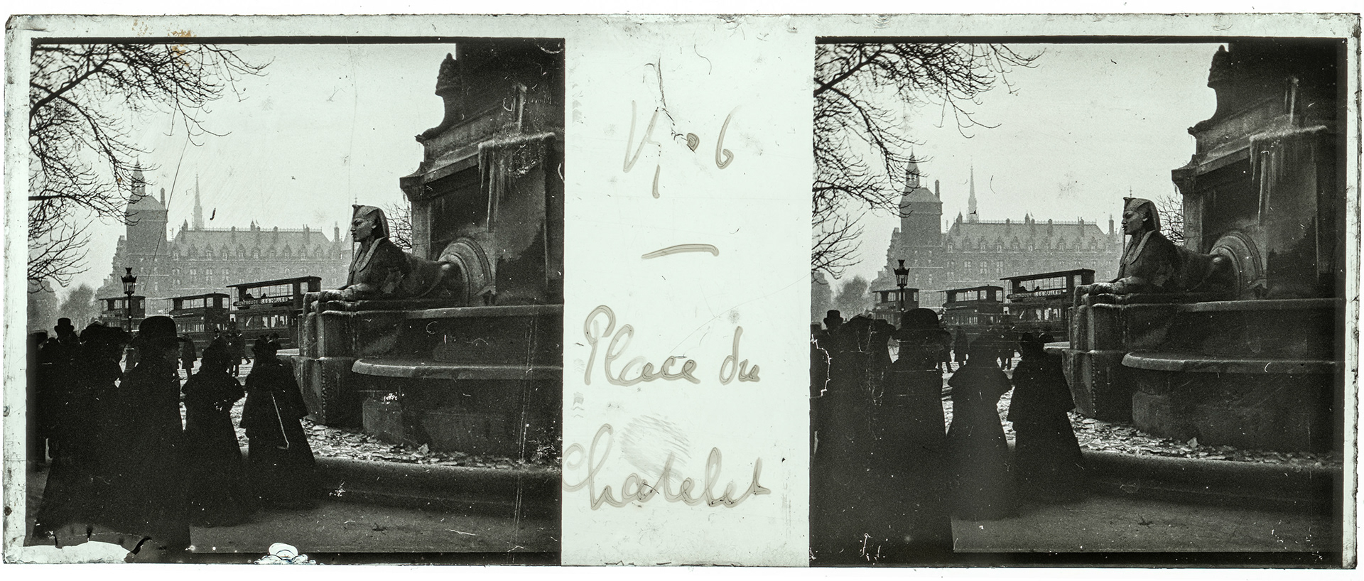 2169_ France-Paris place du Chatelet - 1917 - "N°6 - Place du chatelet"