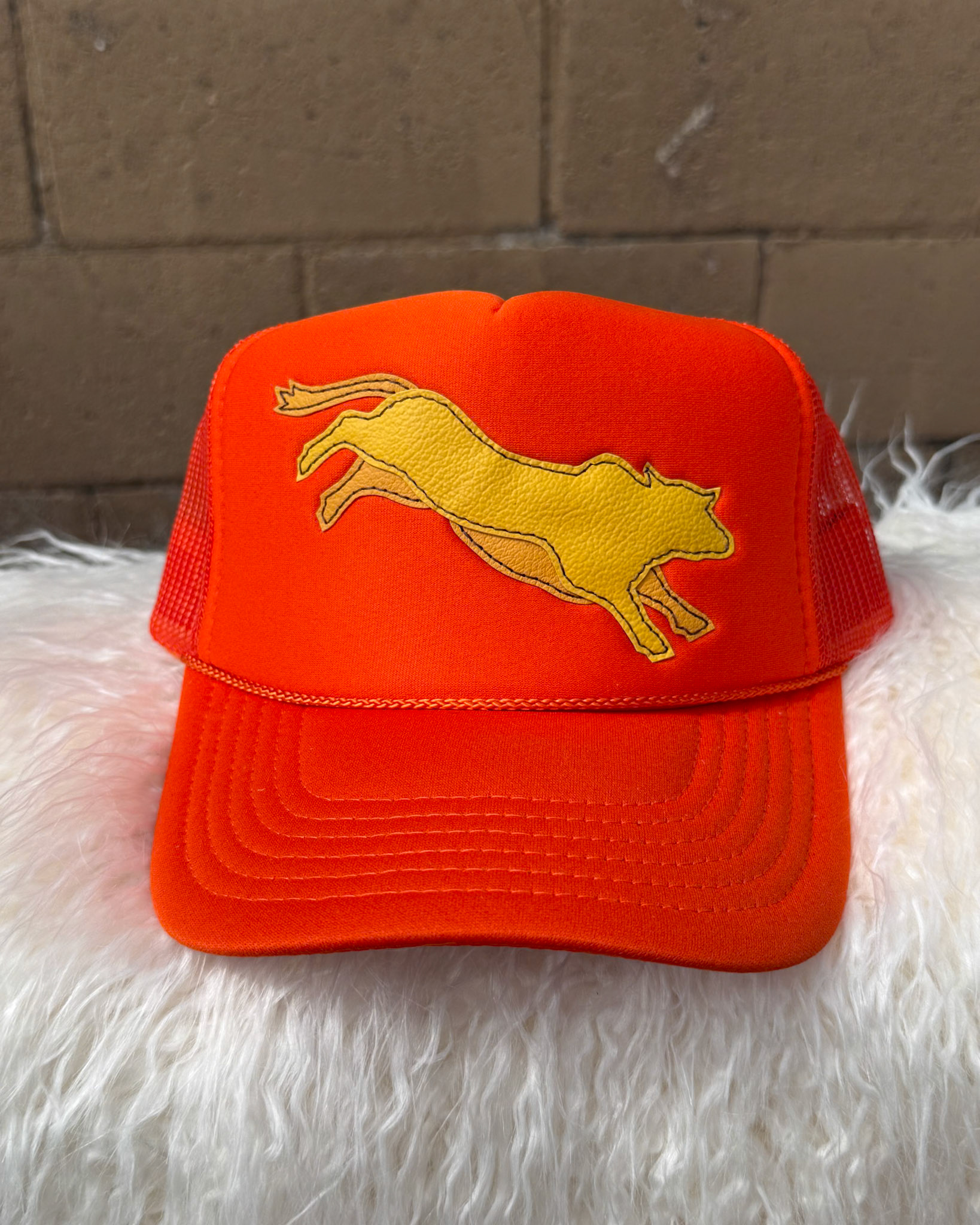 Orange Bull Hat