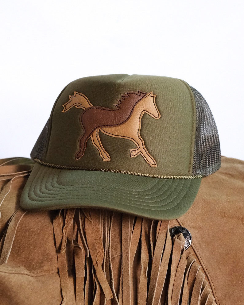 Olive Horse Hat