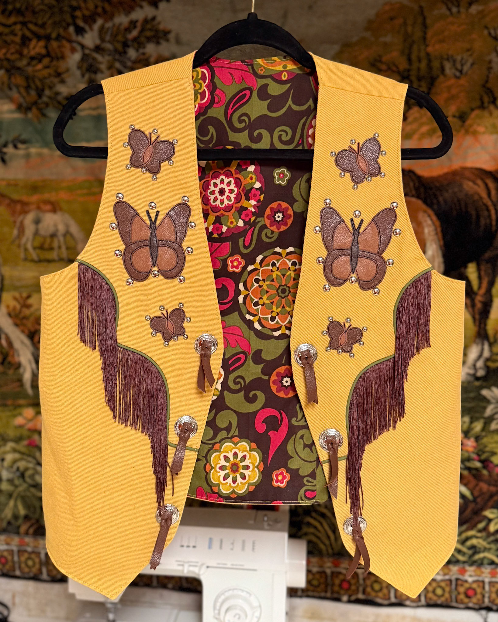 Butterfly Concho Vest