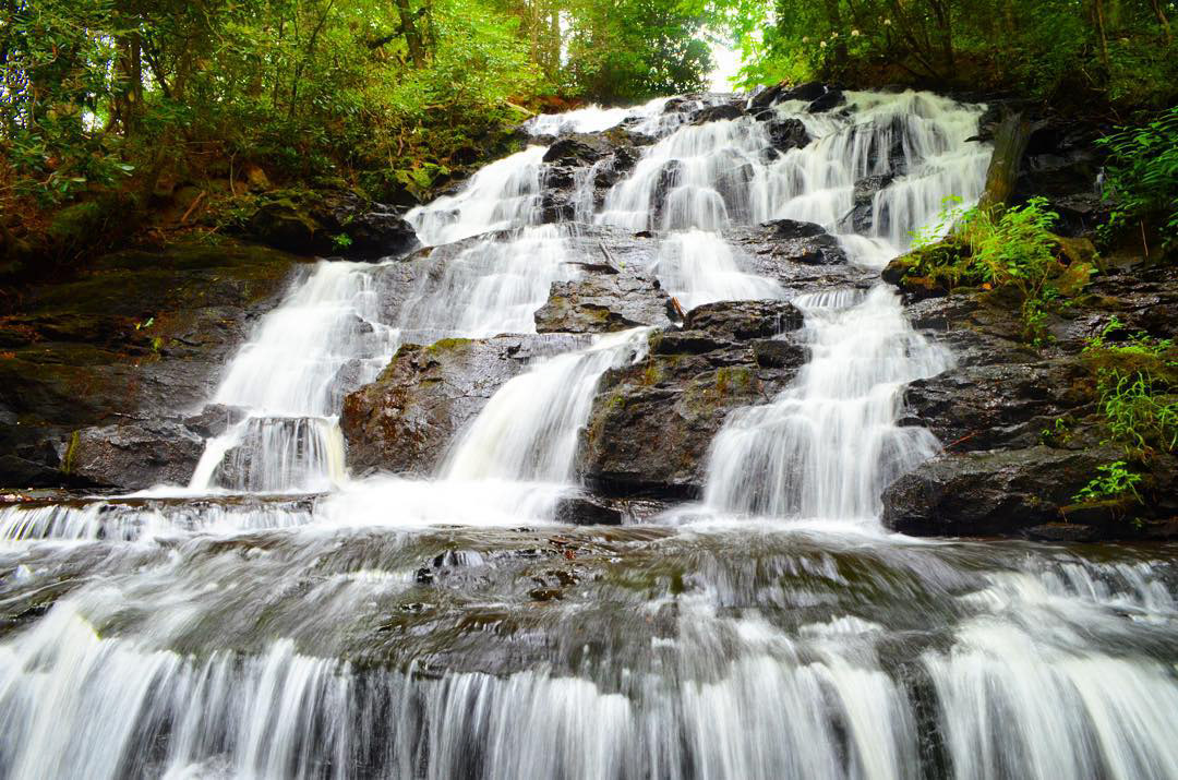 Waterfall at Vogel State Park in Georgia