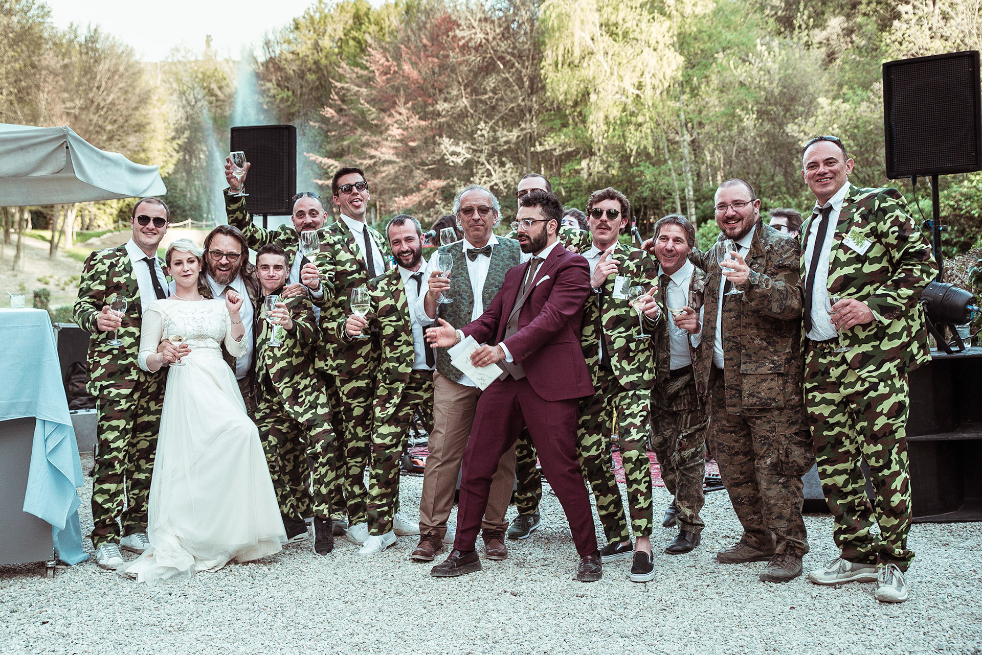 Invitati amichevoli nonostante la "divisa"