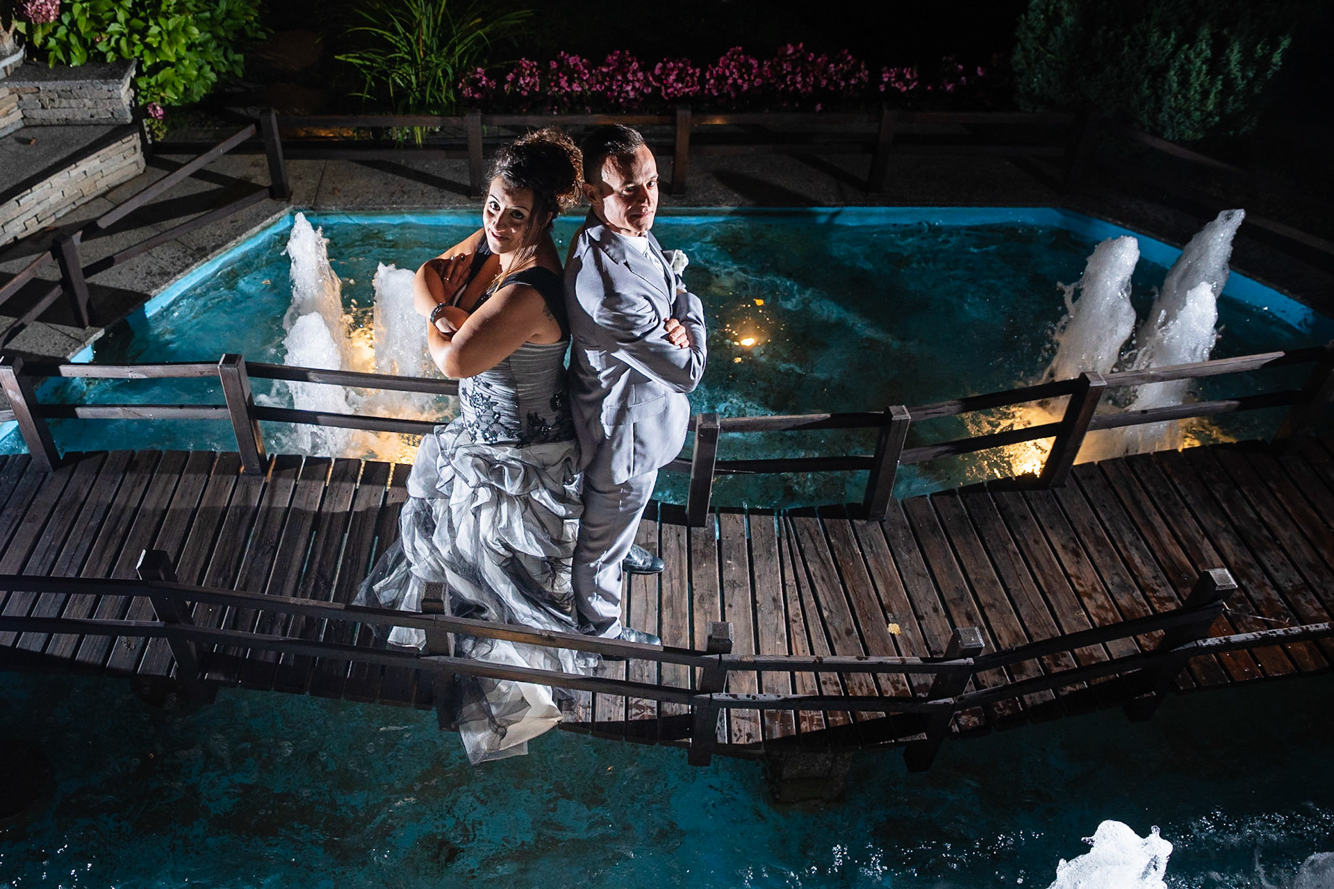 La splendida piscina del ristorante!