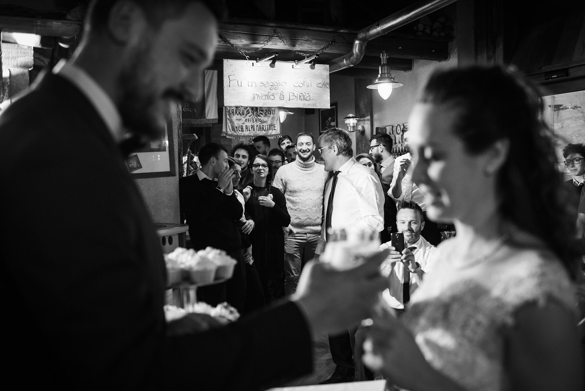 Gli invitati sono stati molto presenti
