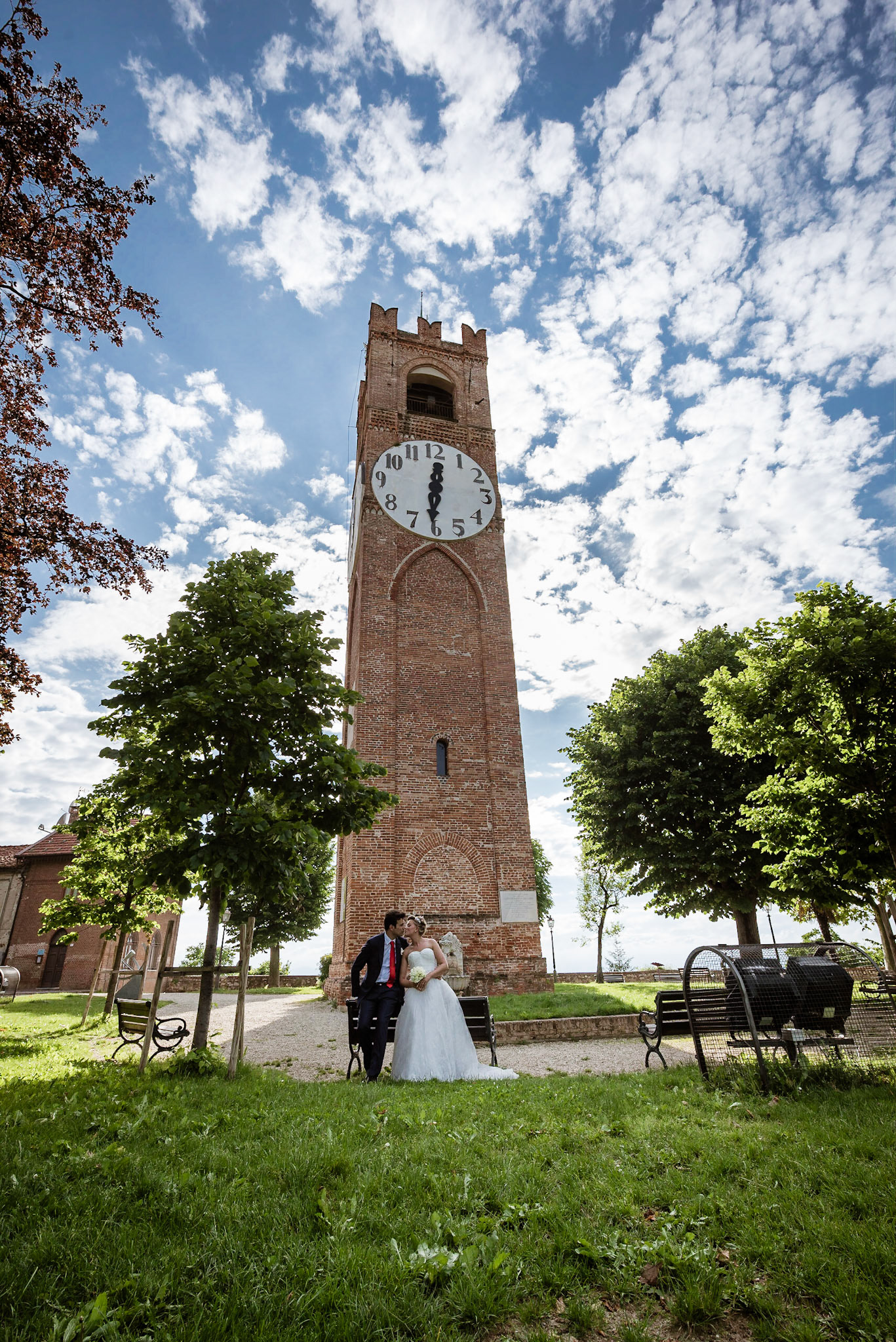 La bellissima torre del Belvedere di Mondovì