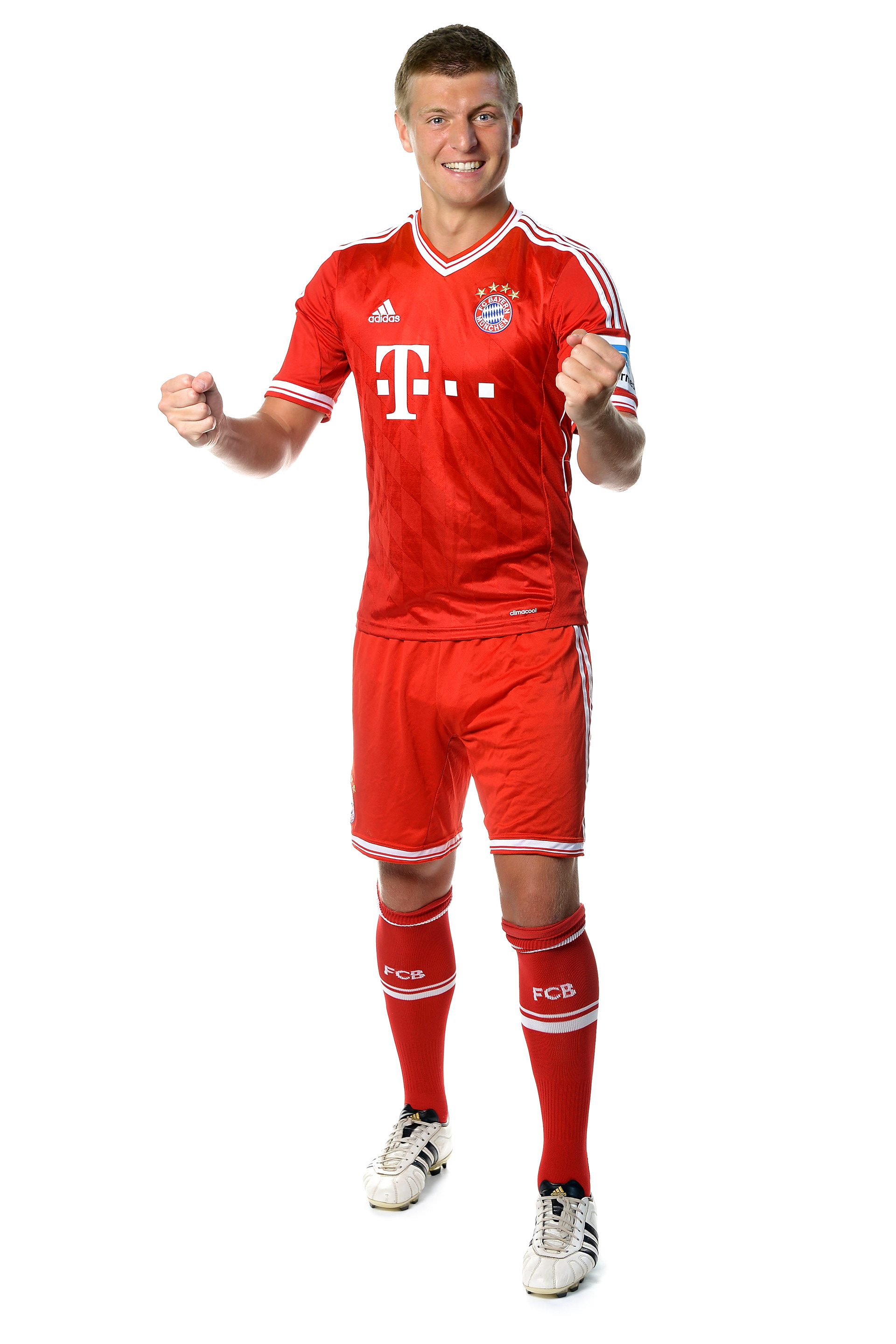 Toni Kroos poses during the FC Bayern Muenchen Team Presentation for DFL on July 18, 2013 in Munich, Germany. (Photo by Sascha Steinbach/Getty Images) 